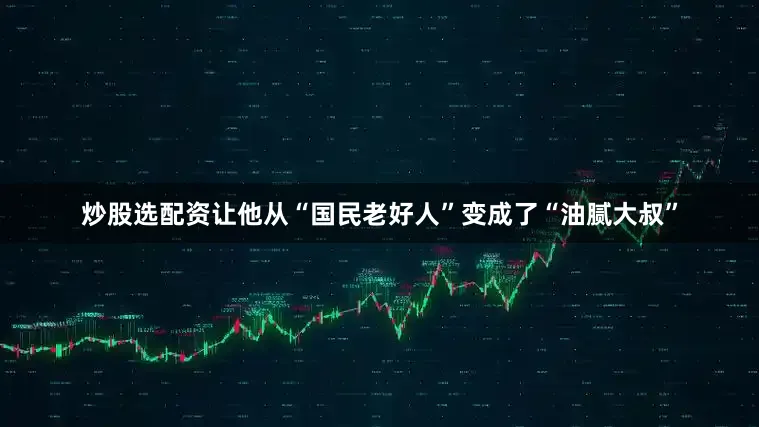 炒股选配资让他从“国民老好人”变成了“油腻大叔”