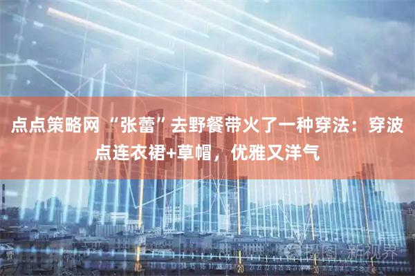 点点策略网 “张蕾”去野餐带火了一种穿法：穿波点连衣裙+草帽，优雅又洋气